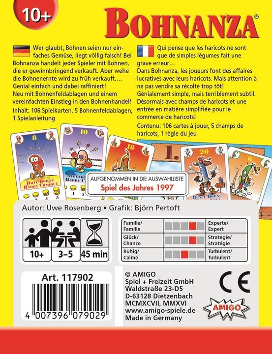 Image du produit Amigo Bohnanza : je pense qu'il pirate (Allemand, Français)