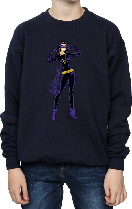 Produktbild Catwoman Happy Pose Sweatshirt Jungen (152, 158)