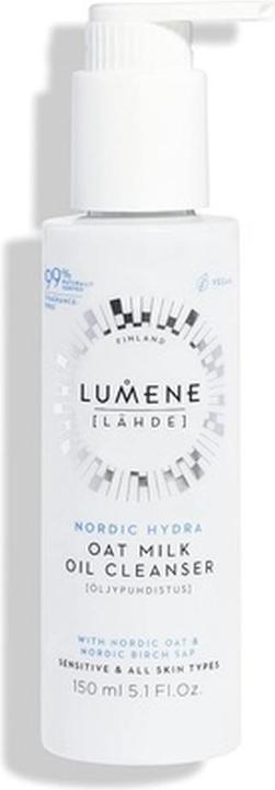 Image du produit Lumene Nordic Hydra Lait d'avoine Nettoyant à l'huile 5.1oz (Mousse nettoyante, 150 ml)