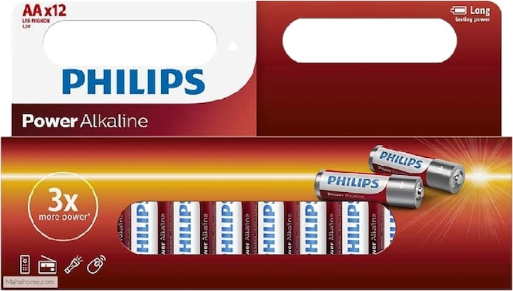 Produktbild Philips Power Alkaline (12 Stk., AA)