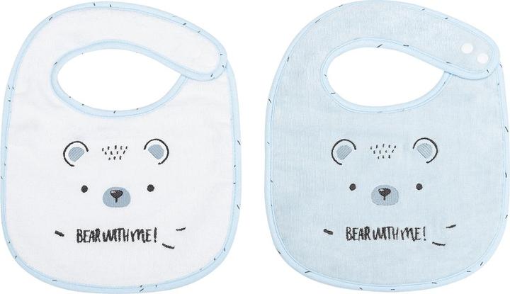 Actual product image Kikkaboo Baby Bib Set of 2 Bear 23 x31 (12 months)