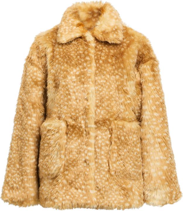 Object Faux Fur Mantel