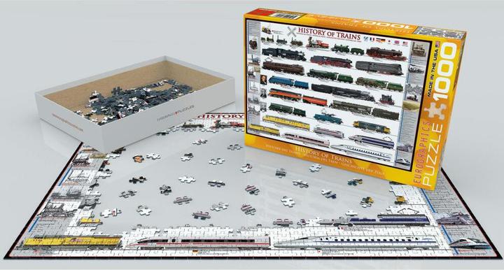 Image du produit Eurographics Histoire des trains (1000 pièces)