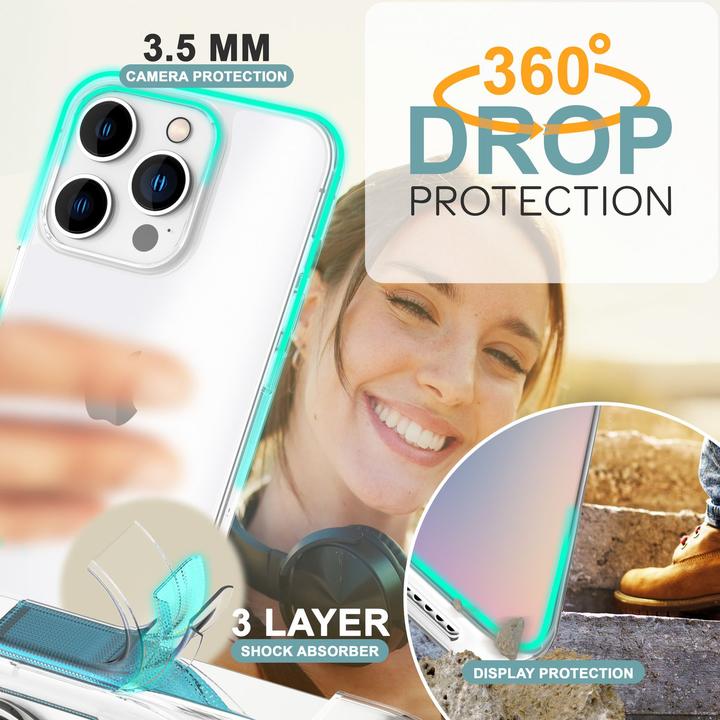 Produktbild Nalia Klare 360 Grad Hülle (Apple iPhone 16 Pro Max)