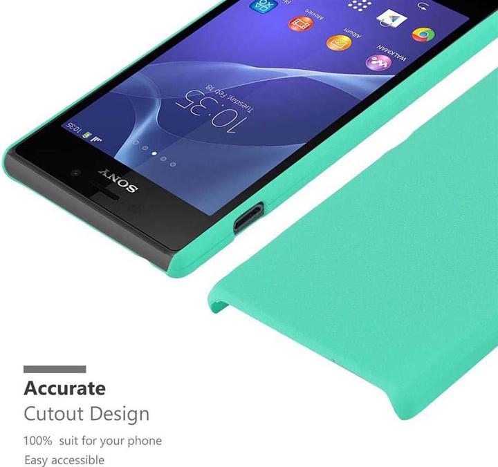 Actual product image Cadorabo Hard Cover Frosty Cover (Sony Xperia M2, Sony Xperia M2 Aqua)
