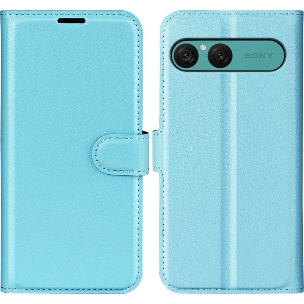 Screenguard Leather Guard Lederhülle (Sony Xperia 10 VII), Cover smartphone, Blu, Nero