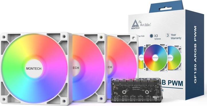 Produktbild Montech GF120 PWM (120 mm, 3x)