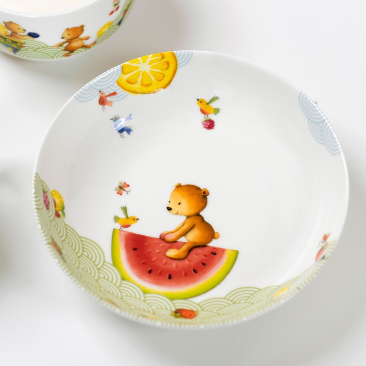 Actual product image Villeroy & Boch Children's Plate Deep Hungry as a Bear