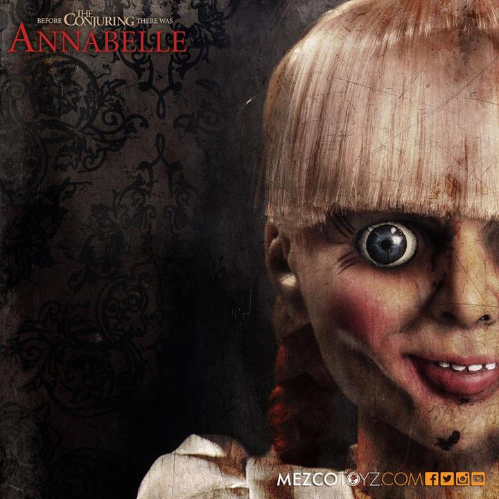Actual product image Mezco Toys The Conjuring: Replica Annabelle
