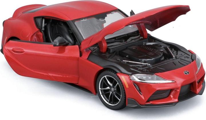 Actual product image Maisto Toyota Supra GR 1/24 red