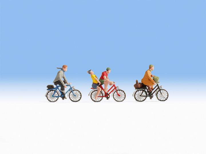 Produktbild Noch 15898 H0 Figuren Fahrradfahrer