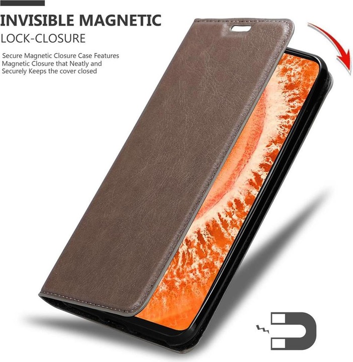 Actual product image Cadorabo Book Invisible Magnet Cover (Honor View 30)