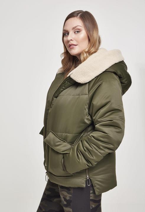 Produktbild Urban Classics Ladies Sherpa Hooded Jacket (XL)