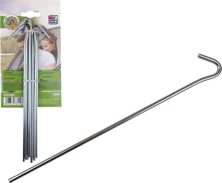 Magni Tentharingen 24cm 10 stuks gegalvaniseerd met open oogje