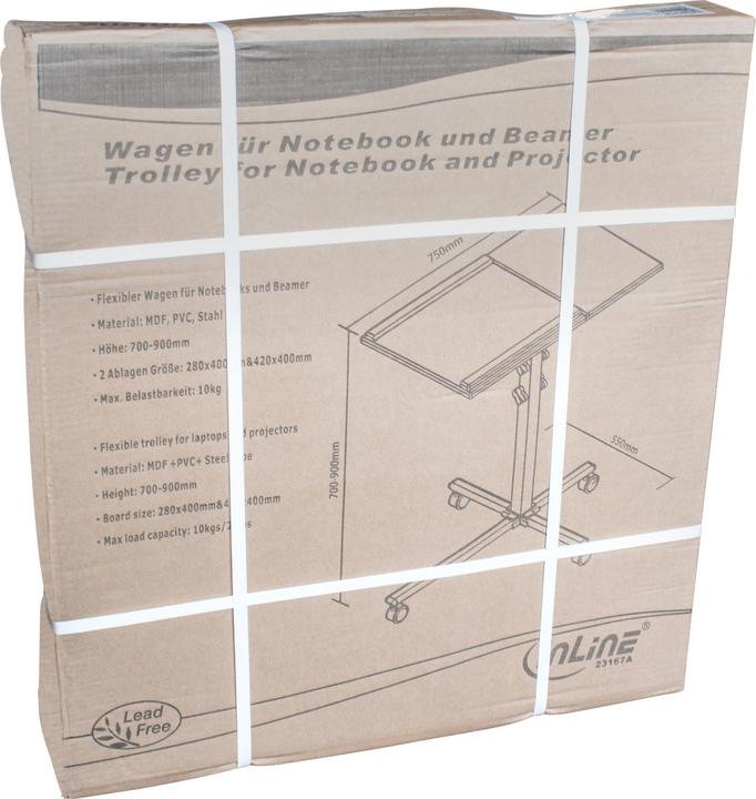 Produktbild InLine Notebook / Beamer Wagen