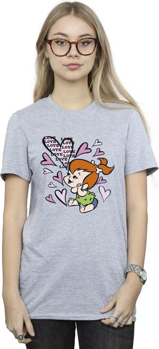Image du produit The Flintstones - T-shirt PEBBLES LOVE LOVE LOVE - Femme (XXL)