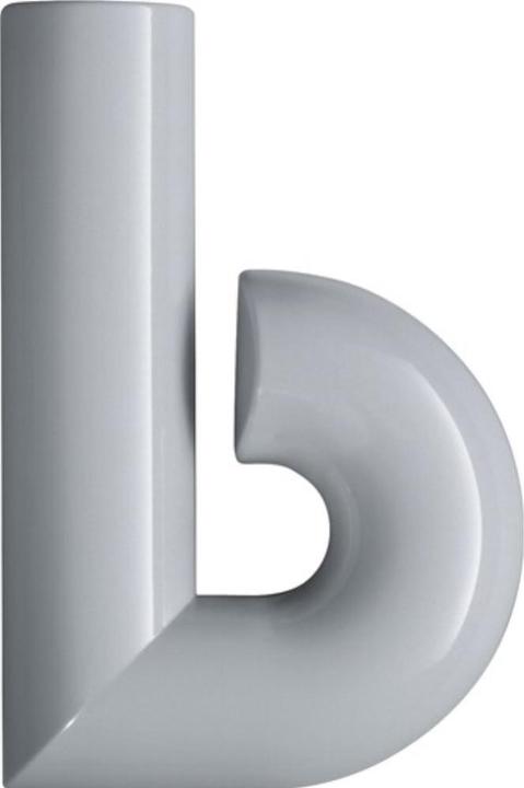 Hewi Hausnummer Buchstabe b Spezial-Polyamid 99 reinweiss 137,5mm D.33mm