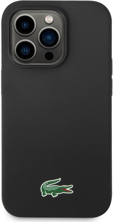 Productafbeelding Lacoste LCHMP14LSLOK iPhone 14 Pro 6.1" czarny/zwart hardcase Siliconen MagSafe (Apple iPhone 14 Pro)
