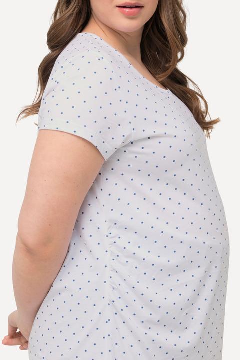 Produktbild Ulla Popken Bellieva-T-Shirts, 2er-Pack, Kurzarm, seitl. Raffung, GOTS (50, 52)