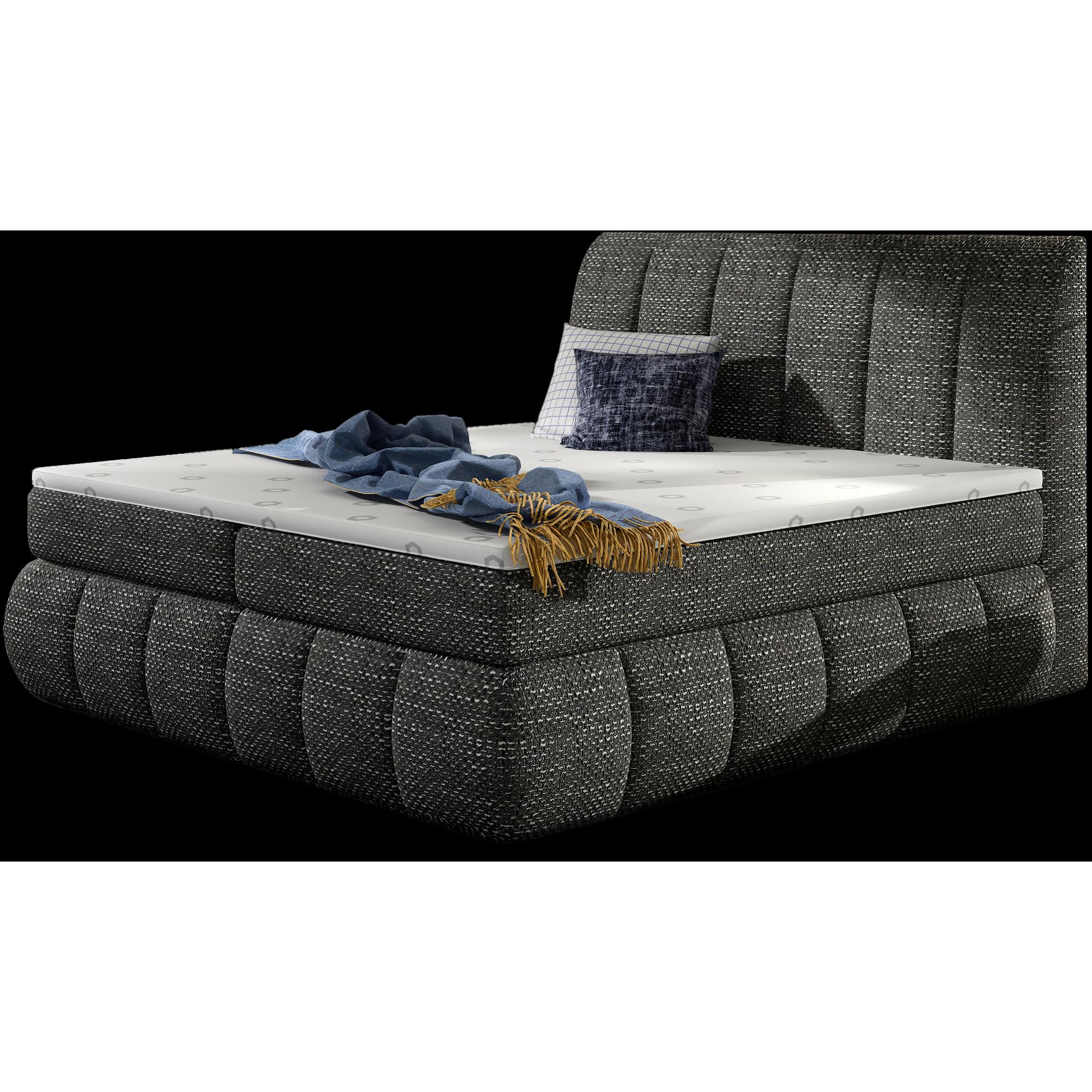 ELTAP, Boxspringbett, Vincenzo mit Stauraum (180 x 200 cm)