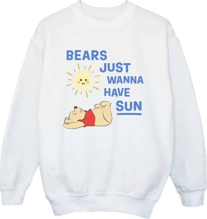 Disney Winnie The Pooh Bears Just Wanna Have Sun Sweatshirt Jungen (104)