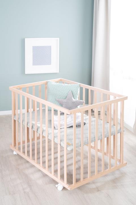 Produktbild Roba Laufgitter 100x75 Style grau (73 cm, 98.50 cm)