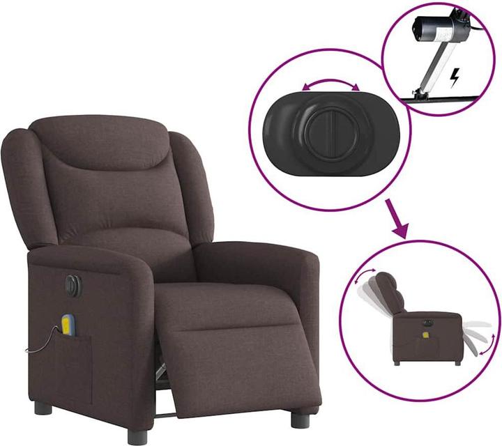 Image du produit vidaXL elektrischer Massagesessel