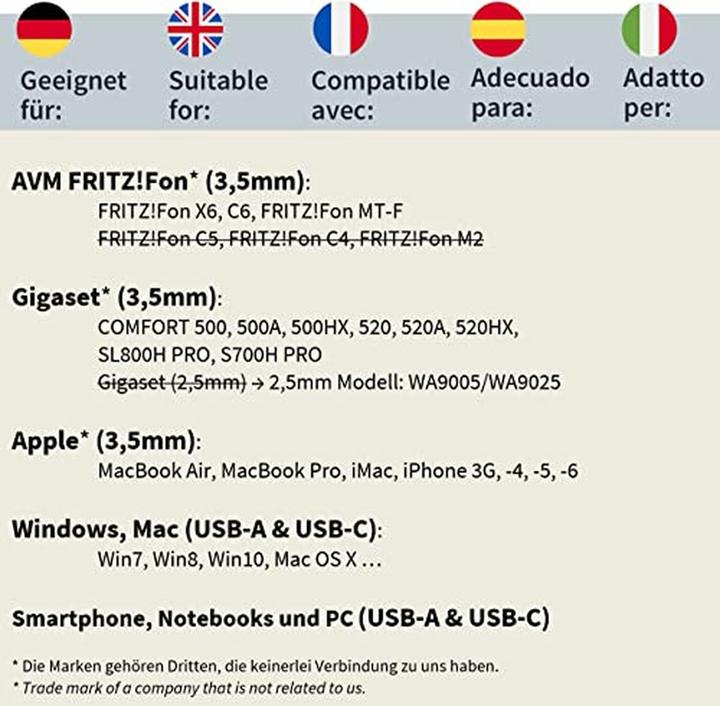 Image du produit Gequdio Casque d'écoute (Filaire, USB-A)
