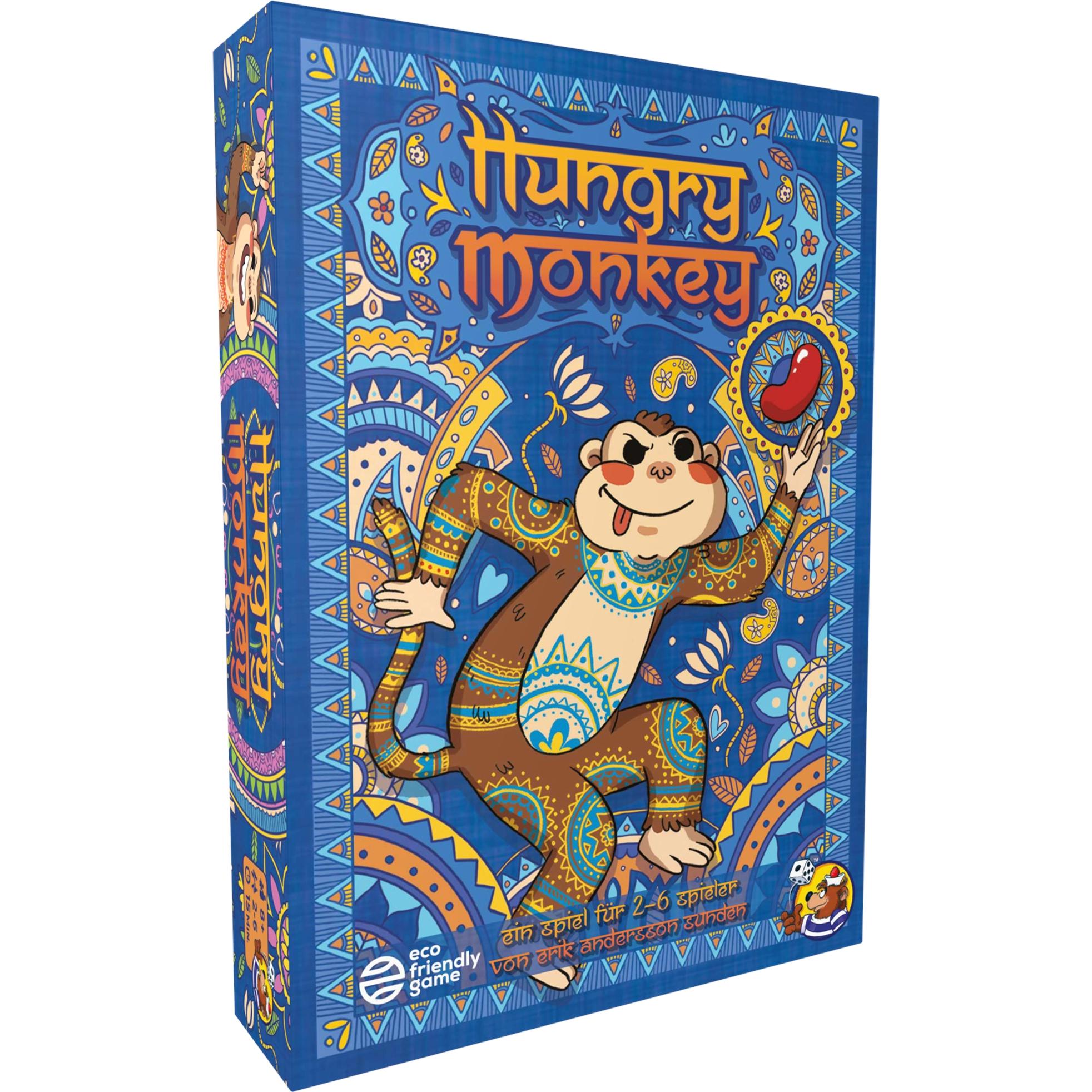 Heidelberger HG012 - Hungry Monkey - Kartenspiel, für 2-6 Spieler, ab 8 Jahren (DE-Ausgabe) (Deutsch)