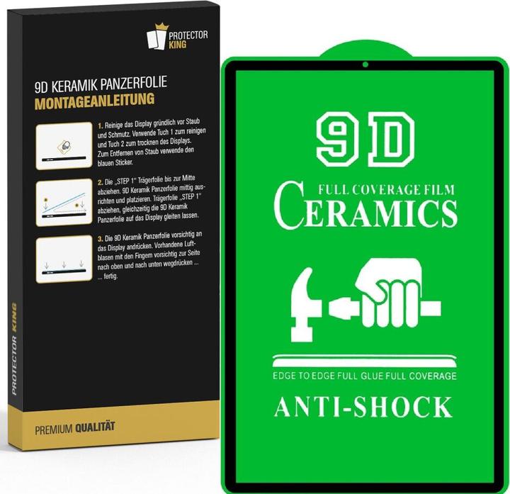 Produktbild Protectorking 4x Ceramic-Glass Full Cover HD Klar (4 Stück, Galaxy Tab S6)