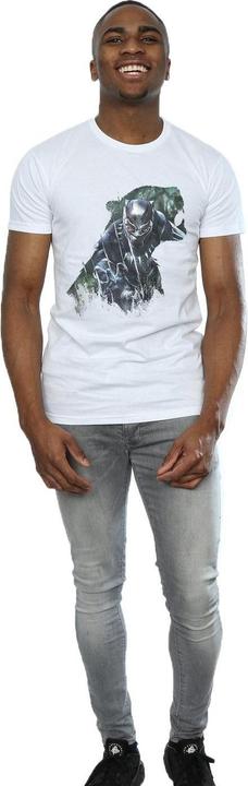 Actual product image Mens Black Panther Wild Silhouette T-Shirt (S)