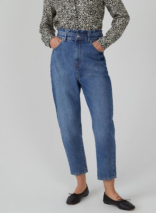 Immagine prodotto La Redoute Collections Jeans a palloncino con vita alta a sacco di carta