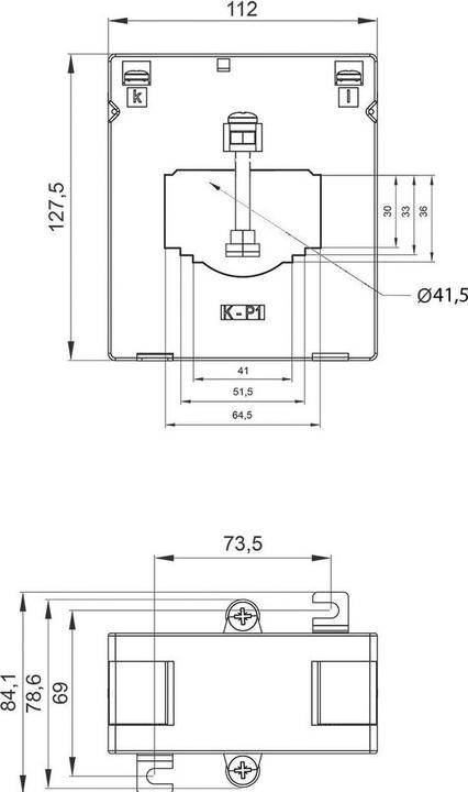 Actual product image Siemens Current Transformer, 1200/5 A, 15 VA