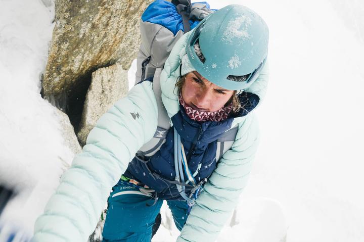 Produktbild Simond Women's mountaineering down jacket - Navy blue / Arctic blue (XL)