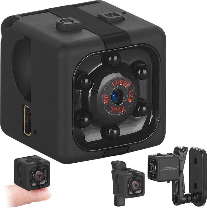 Immagine prodotto Somikon Micro videocamera HD e webcam con rilevamento del movimento (0.92 Mpx)