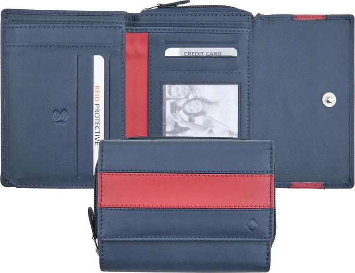 Immagine prodotto Giorgio Carelli Portafoglio con cerniera da donna, RFID, TO