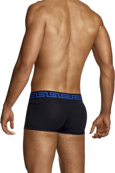 Immagine prodotto Linen Boxershorts Schwarz/Blau Medium (M, Confezione singola)
