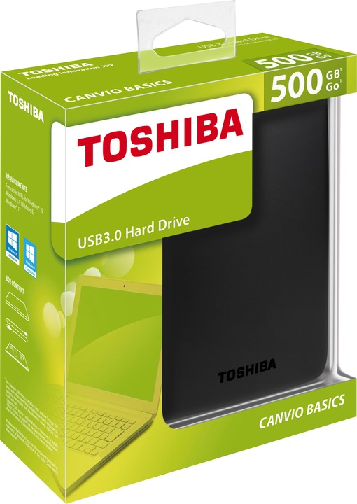 Image du produit Toshiba Les bases de Canvio (0.50 To)