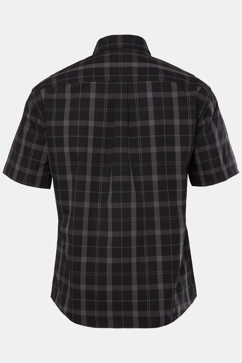 Actual product image JP1880 Short Sleeved Plaid Shirt (5XL)