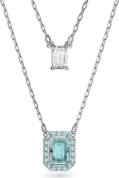 Produktbild Swarovski Millenia Halskette Blau Silber (Swarovski Metall, 41 cm)