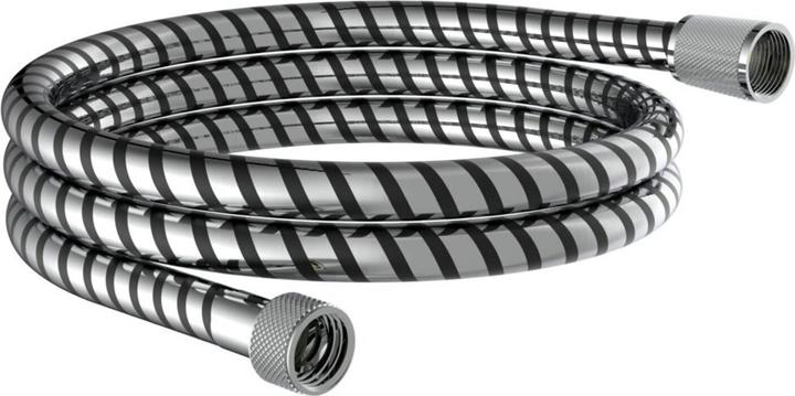 Actual product image Magni Shower hose 150 cm, plastic, black/chrome (150 cm)