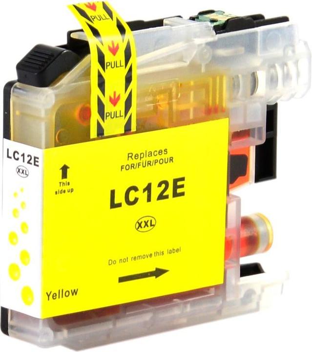 Actual product image Hermex Compatible 30 printer cartridges Brother LC-12-E black, cyan, magenta, yellow MFC-J 6925DW (M, Y, C, FC)