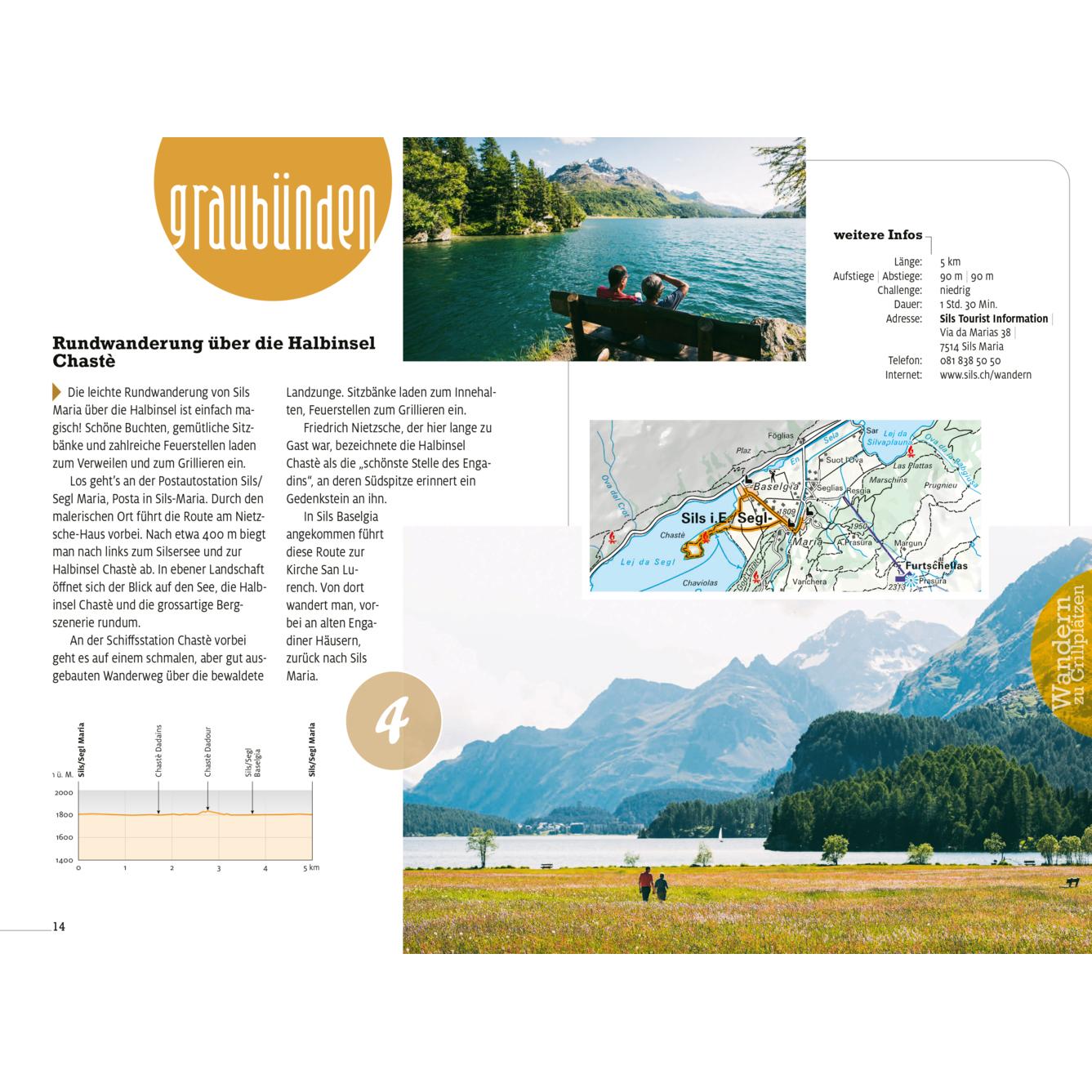 Thumbnail - Wandern zu Grillplätzen Erlebnis Schweiz, Ratgeber von Hallwag Kümmerly+Frey AG