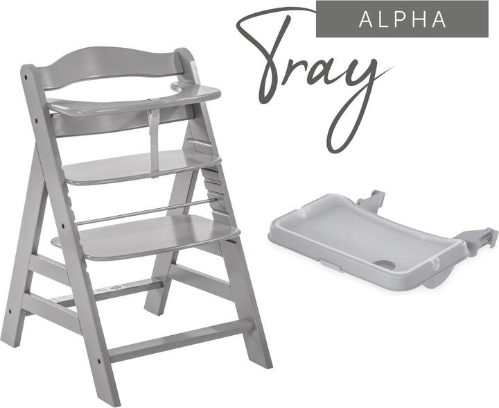 Produktbild Hauck Alpha Tray Grey