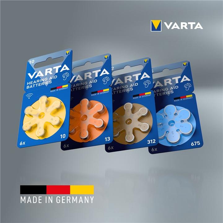 Actual product image Varta Hearing aid battery 675 6 pieces (6 pcs., 675, 640 mAh)