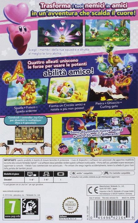 Immagine prodotto Nintendo Kirby Star Allies (Switch, IT)