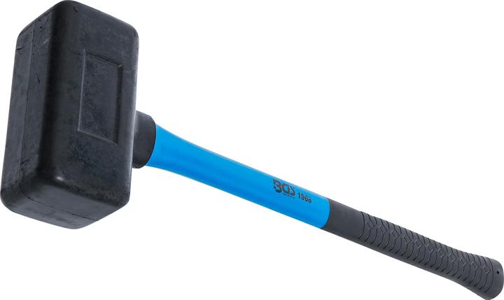 Actual product image BGS Dead Blow Hammer Fibreglas Shaft Soft Head Ø 70 mm 2100 g (2032 g)
