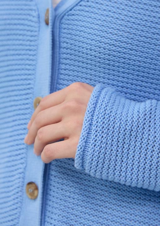 Produktbild s.Oliver Strickjacke Strickjacke in Ripp-Optik mit Knopfleiste (36)