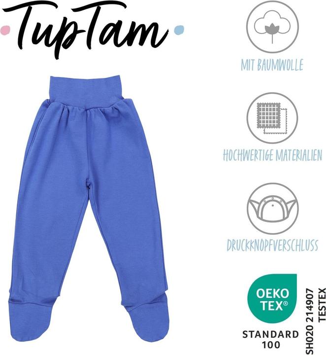 Produktbild TupTam Strampelhose mit Fuss - 3er Set (80)