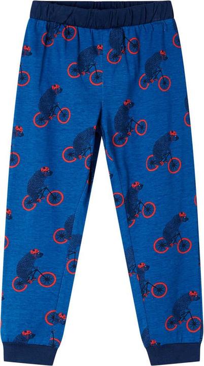 Image du produit VidaXL Pyjama enfant manches longues Bleu pétrole 116,Matériel (116)